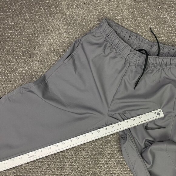 Nike Woven Track Pants Men's Small Gray Dri-Fit Gym Running Training 927380 036 - Picture 14 of 15